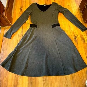 Miik Dress Size S Grey/Black.  Canadian made.